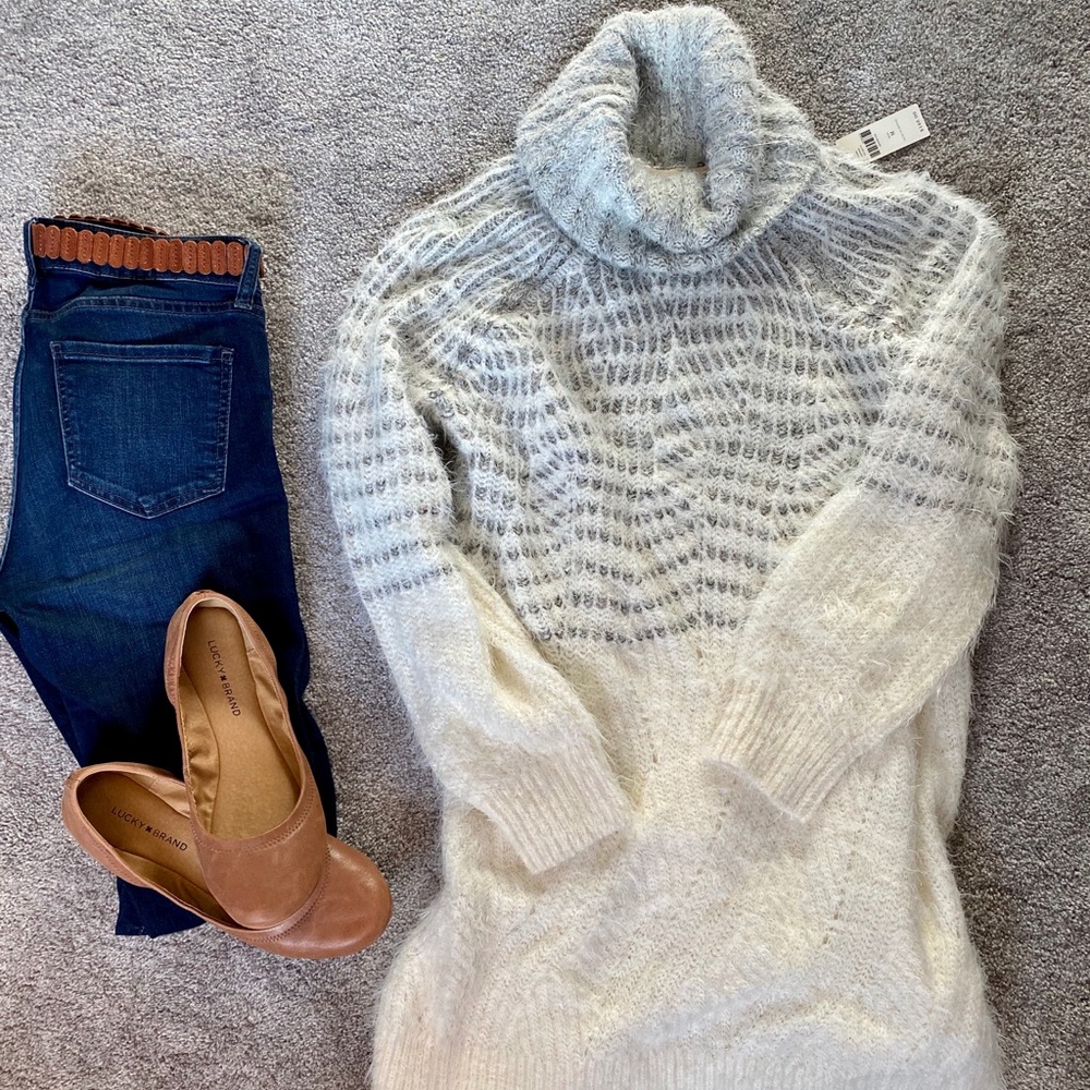 Sleeping on snow anthropologie tunic sweater M NWT